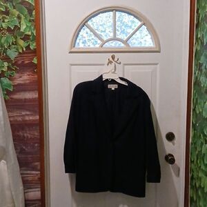 Ladies Size 12 Jones New York Black Suit Jacket
